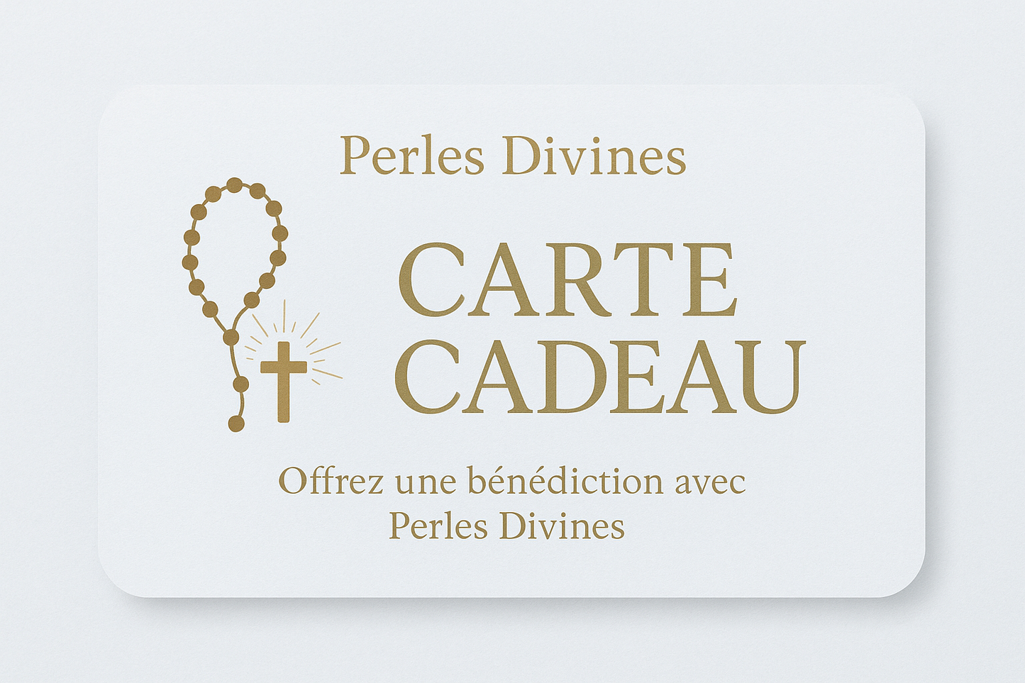 Carte Cadeau - Perles Divines