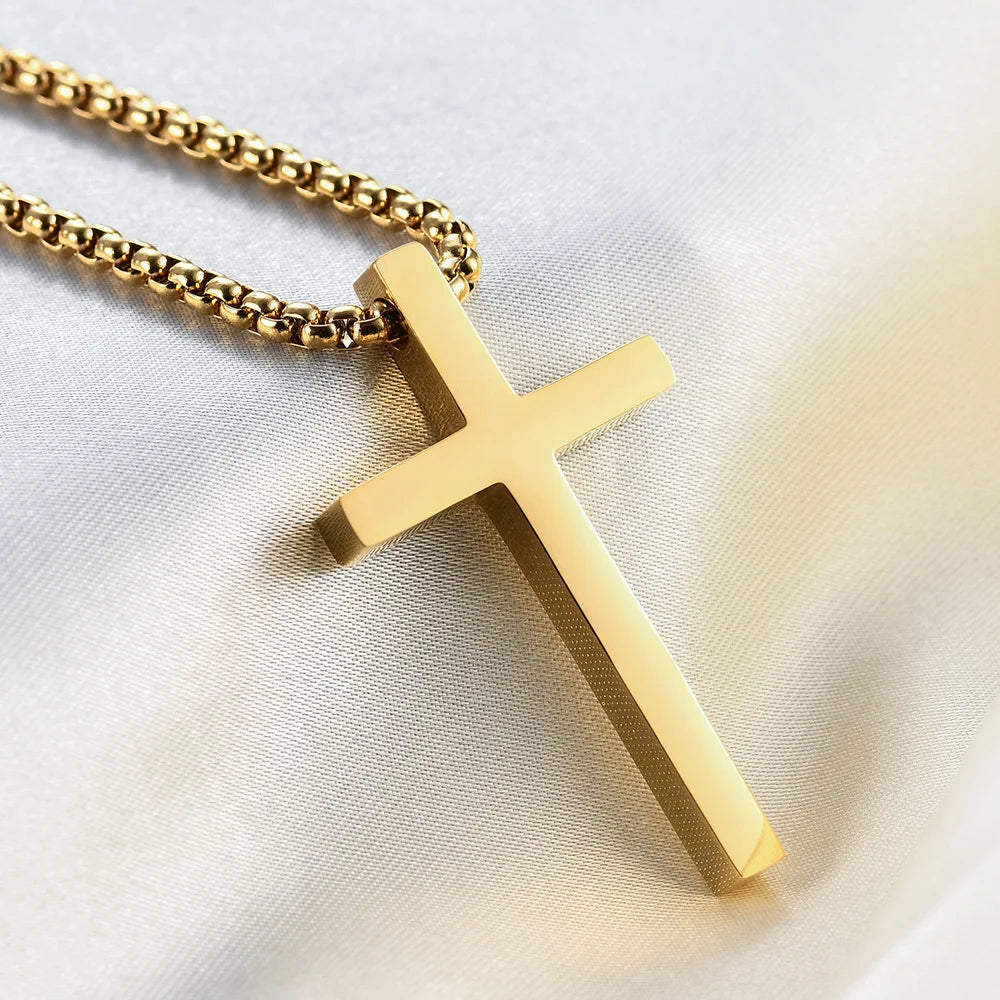 Collier Croix Minimaliste Spirituel