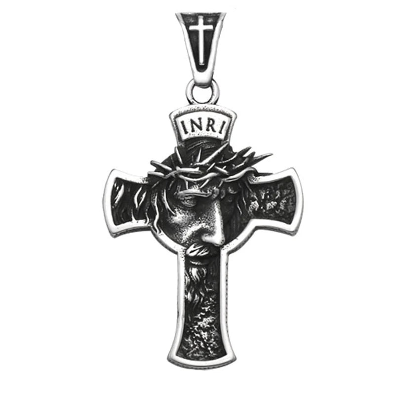 Collier Croix Homme Jésus - Symbole de Foi et Dévotion