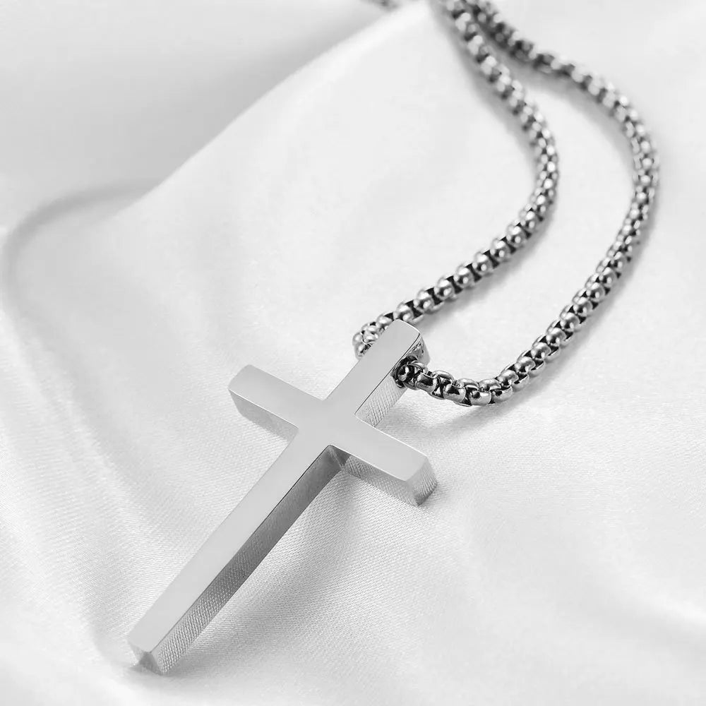Collier Croix Minimaliste Spirituel