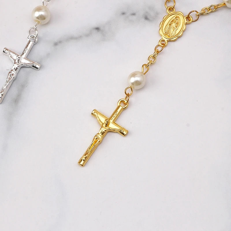 Bracelet Dizainier en Perles de Foi - Doré et Argenté