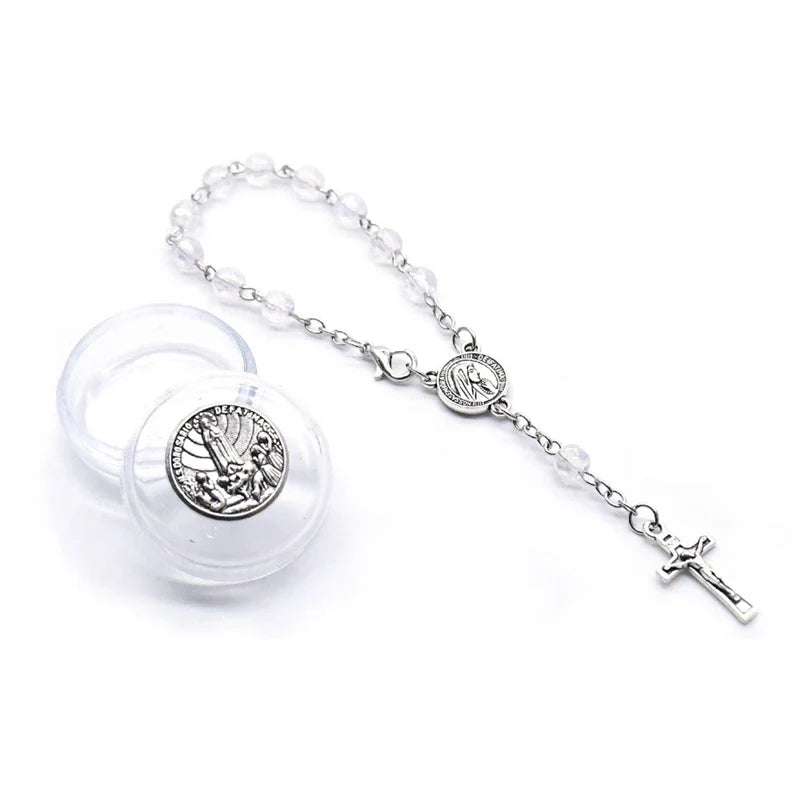Dizainiers en Perles Colorées avec Médaille de la Vierge Marie