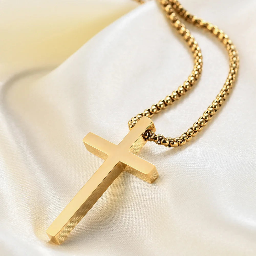 Collier Croix Minimaliste Spirituel