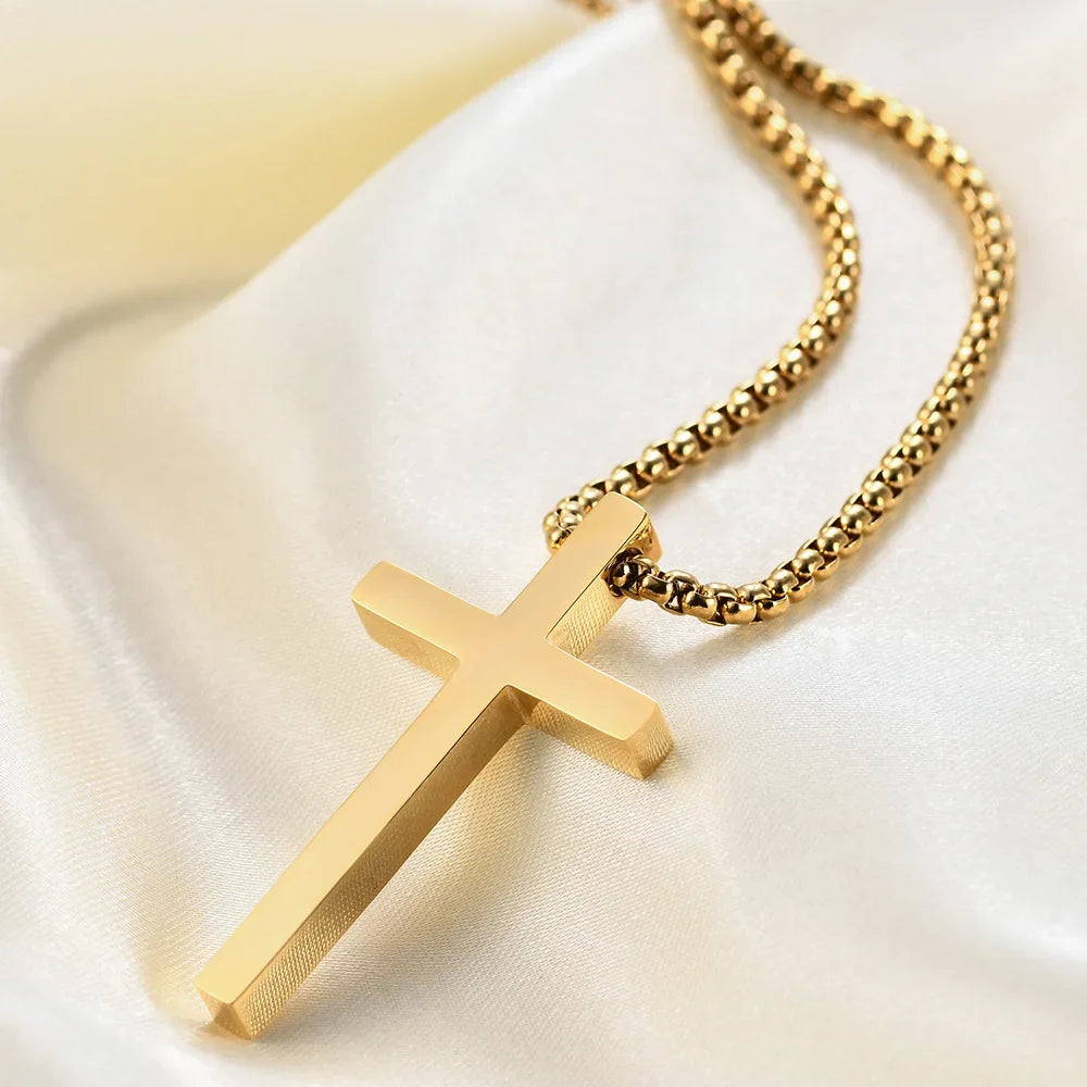 Collier Croix Minimaliste Spirituel