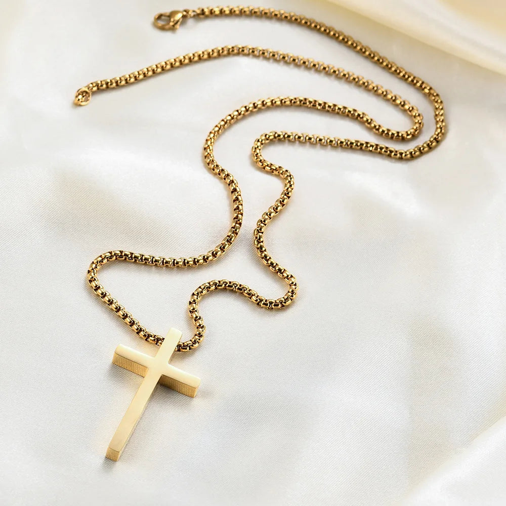 Collier Croix Minimaliste Spirituel