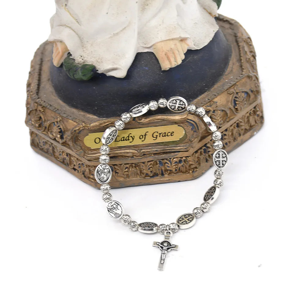Bracelet de Protection avec Médailles de Saint-Benoît