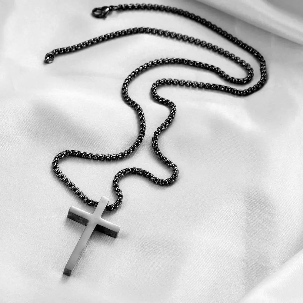 Collier Croix Minimaliste Spirituel