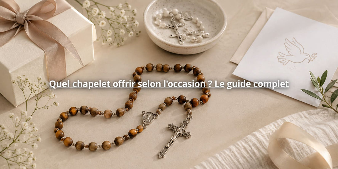 Quel chapelet offrir selon l'occasion ? Le guide complet