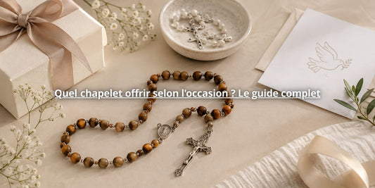 Quel chapelet offrir selon l'occasion ? Le guide complet