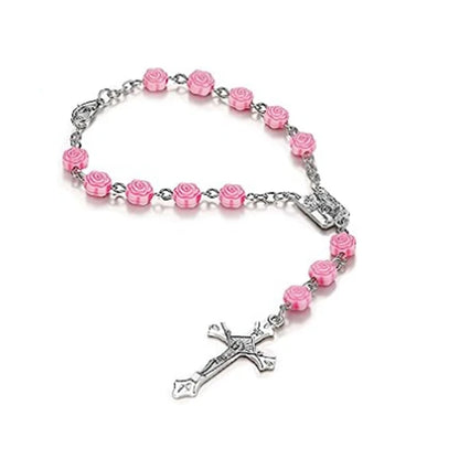 Bracelet Dizainier Rose en Perles de Roses