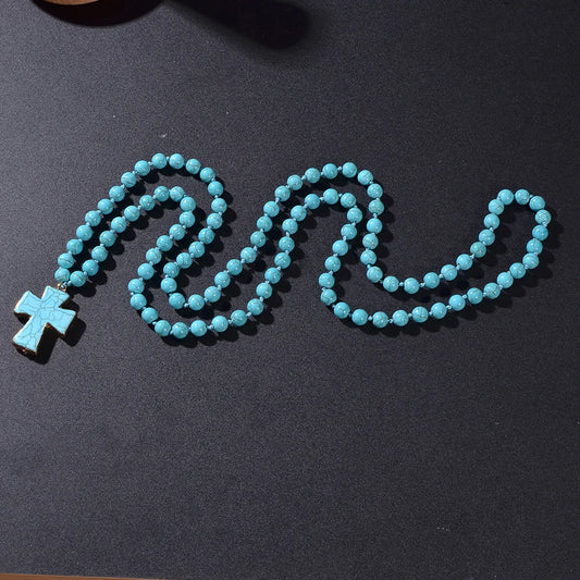 Chapelet en Perles Turquoise