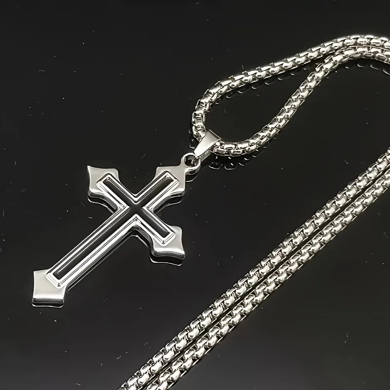 Collier Croix Homme - Design Classique et Intemporel