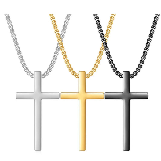 Collier Croix Minimaliste Spirituel